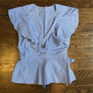 Goodnight Macaroon Peplum Top